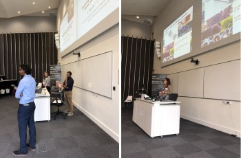 The morning talks from Researchers and Industry, chaired by ECR network member Dr Clare Thompson and Dr Pranav Vasanthi